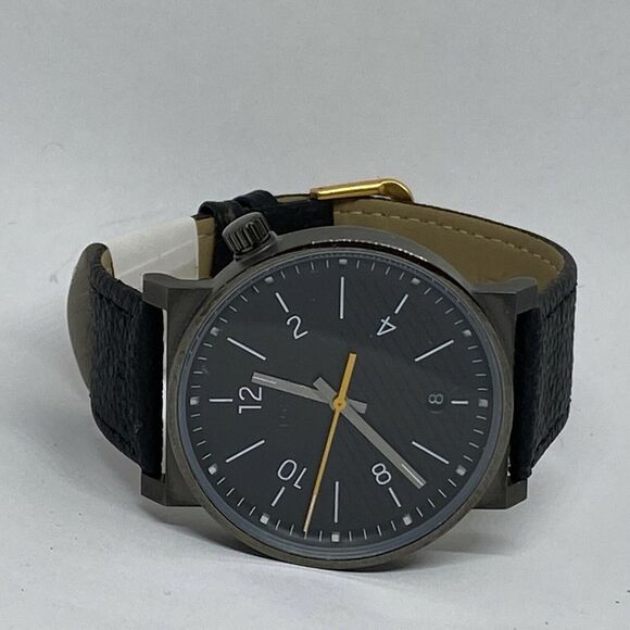 Fossil Barstow FS5508 Men's Black Leather Analog Dial Quartz Wrist Watch UC271 - Picture 7 of 12
